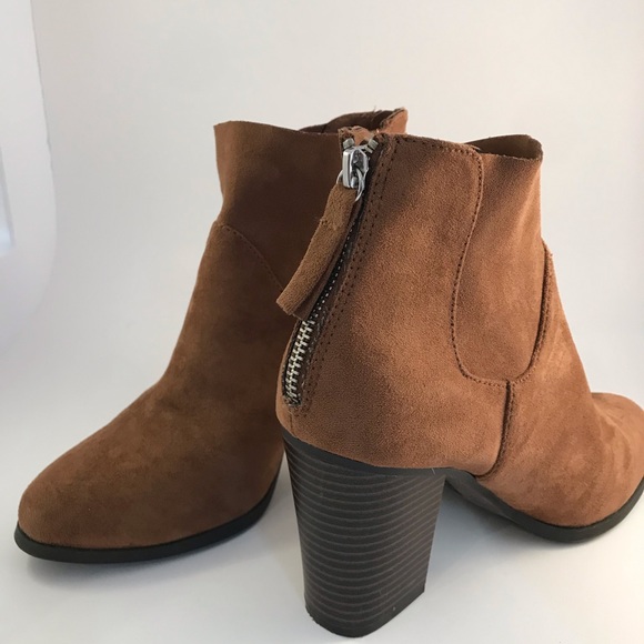 Brown Suede Booties by Brash - Picture 5 of 5